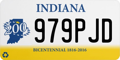 IN license plate 979PJD