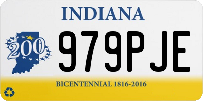 IN license plate 979PJE