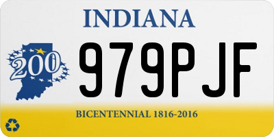 IN license plate 979PJF