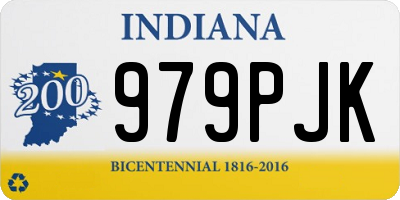 IN license plate 979PJK