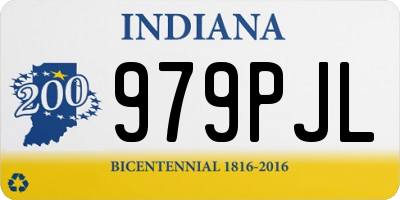 IN license plate 979PJL