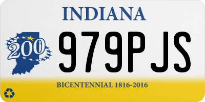 IN license plate 979PJS