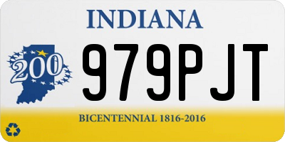 IN license plate 979PJT