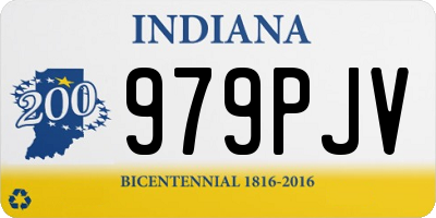 IN license plate 979PJV