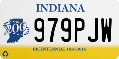 IN license plate 979PJW