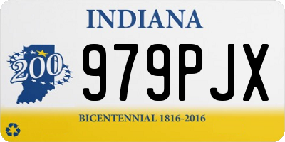 IN license plate 979PJX