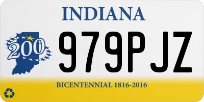 IN license plate 979PJZ