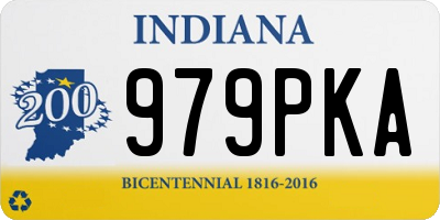 IN license plate 979PKA