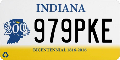 IN license plate 979PKE