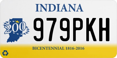 IN license plate 979PKH