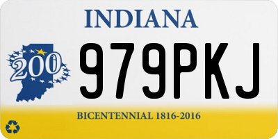 IN license plate 979PKJ