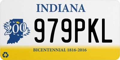 IN license plate 979PKL