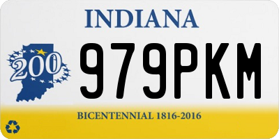 IN license plate 979PKM