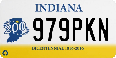 IN license plate 979PKN
