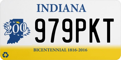 IN license plate 979PKT