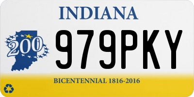 IN license plate 979PKY