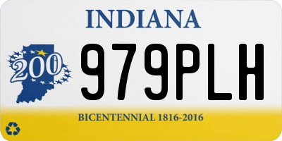 IN license plate 979PLH