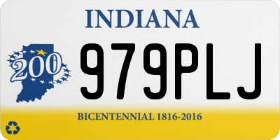 IN license plate 979PLJ