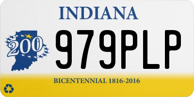IN license plate 979PLP