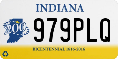 IN license plate 979PLQ
