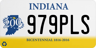 IN license plate 979PLS