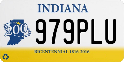 IN license plate 979PLU