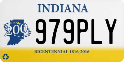 IN license plate 979PLY