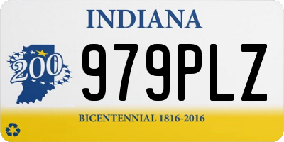 IN license plate 979PLZ