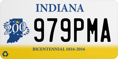 IN license plate 979PMA