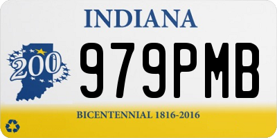 IN license plate 979PMB