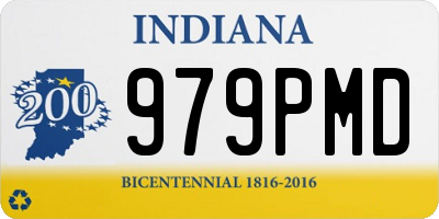 IN license plate 979PMD