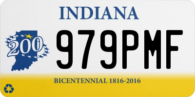IN license plate 979PMF