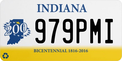 IN license plate 979PMI