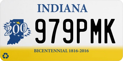 IN license plate 979PMK