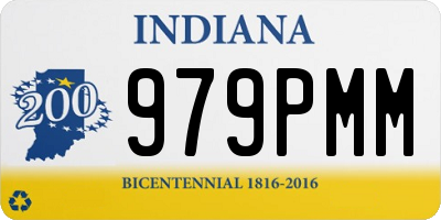 IN license plate 979PMM