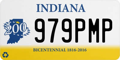 IN license plate 979PMP