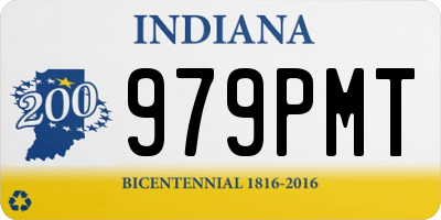 IN license plate 979PMT
