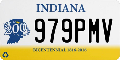 IN license plate 979PMV
