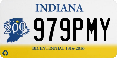 IN license plate 979PMY