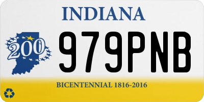 IN license plate 979PNB