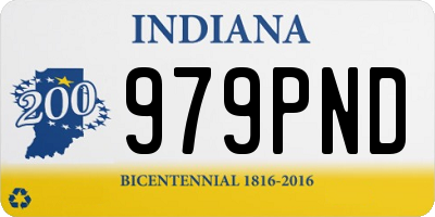 IN license plate 979PND