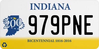 IN license plate 979PNE