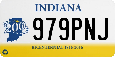 IN license plate 979PNJ