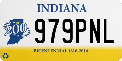 IN license plate 979PNL