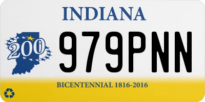 IN license plate 979PNN