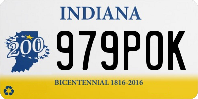 IN license plate 979POK