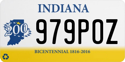 IN license plate 979POZ