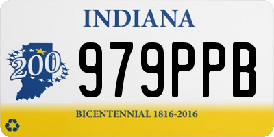 IN license plate 979PPB