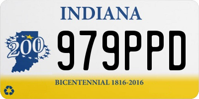 IN license plate 979PPD