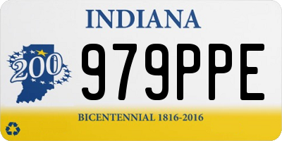 IN license plate 979PPE